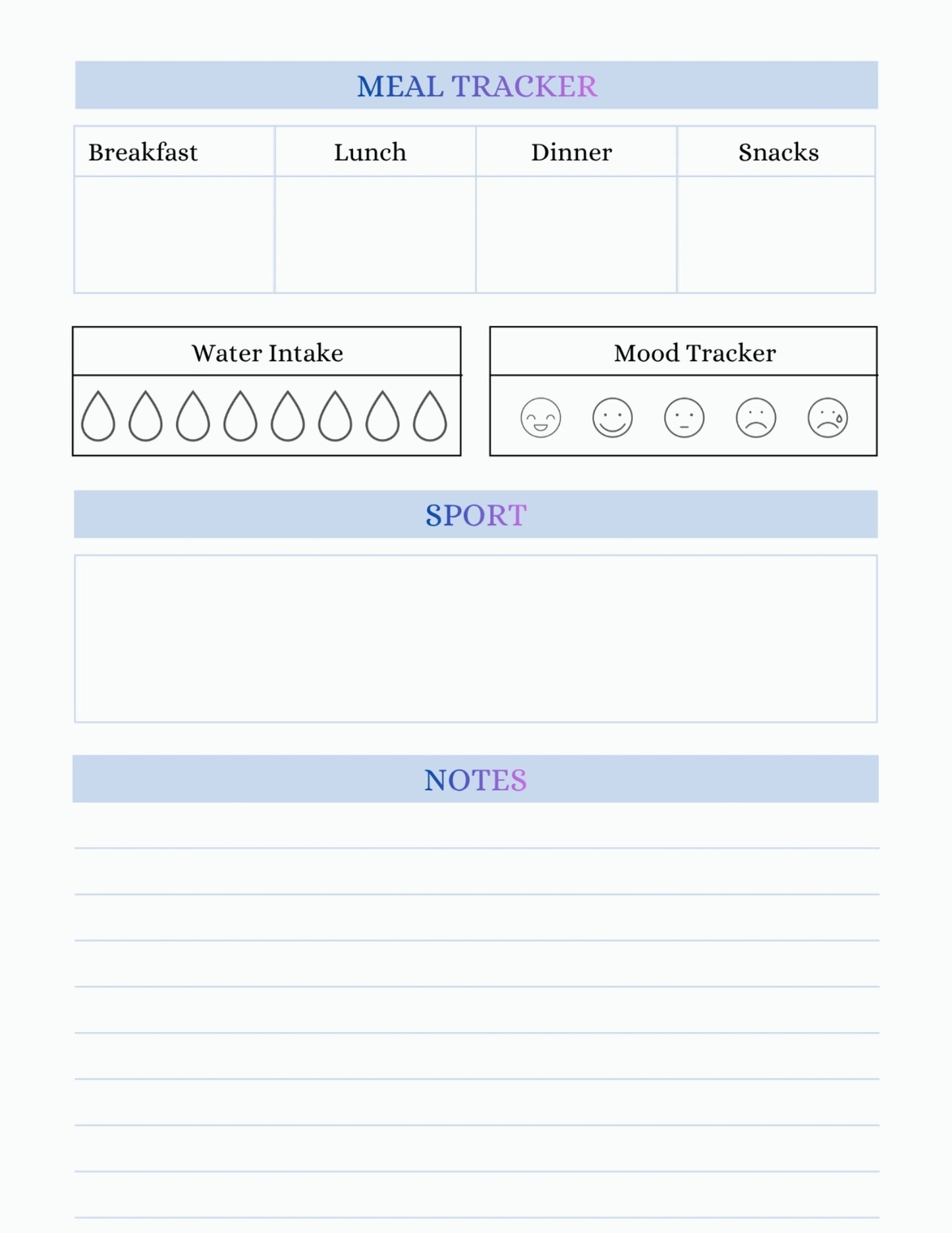 ADHD Behaviour Tracker