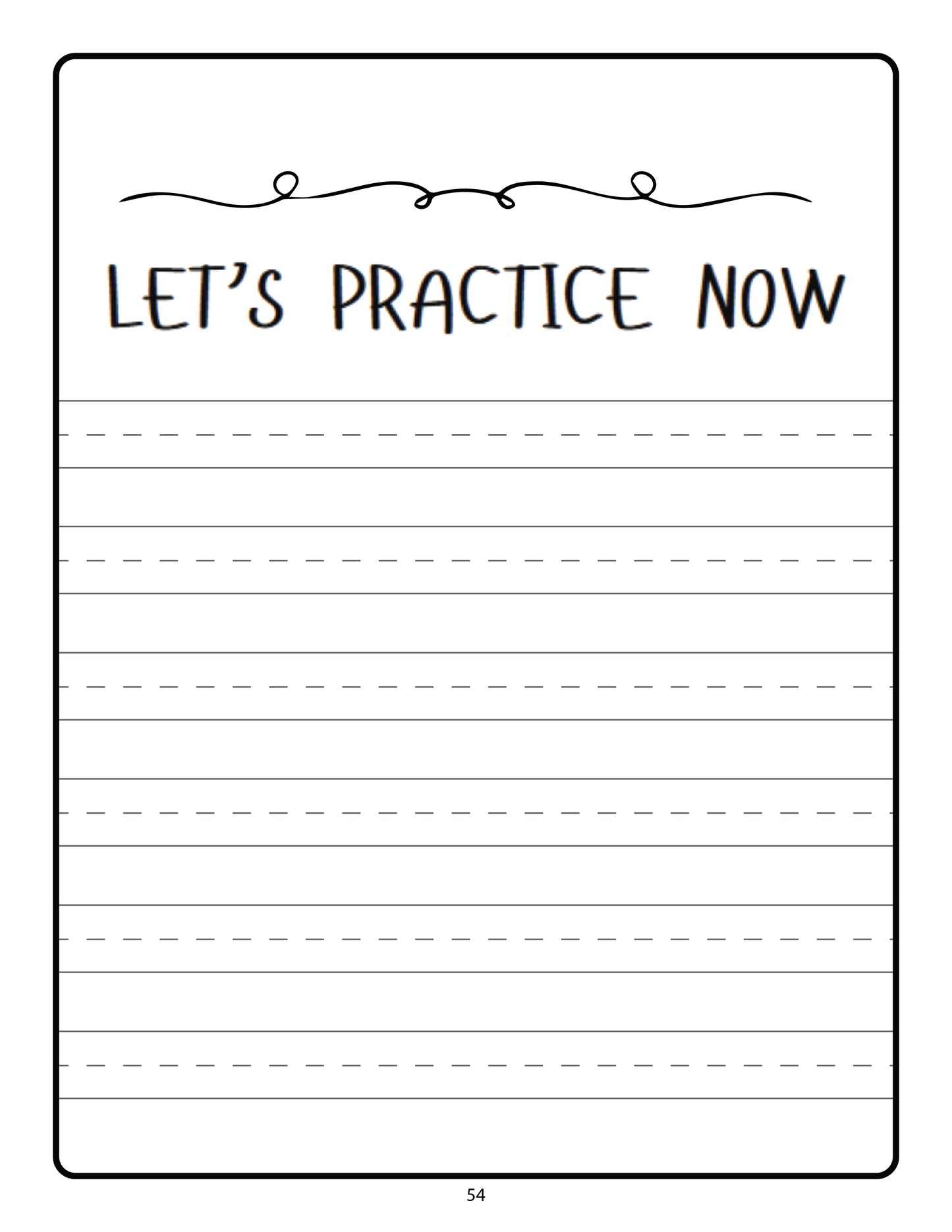Digital Alphabet Tracing Pages