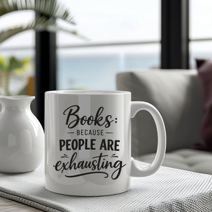 Books cause people are exhausting
