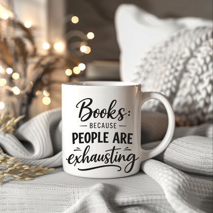 Books cause people are exhausting
