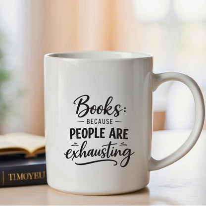 Books cause people are exhausting