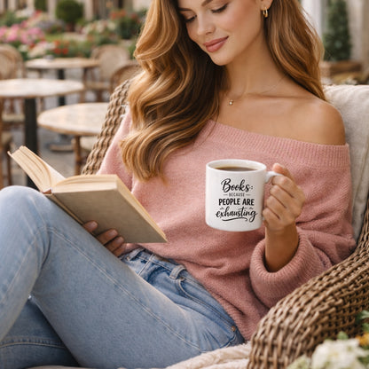 Books cause people are exhausting