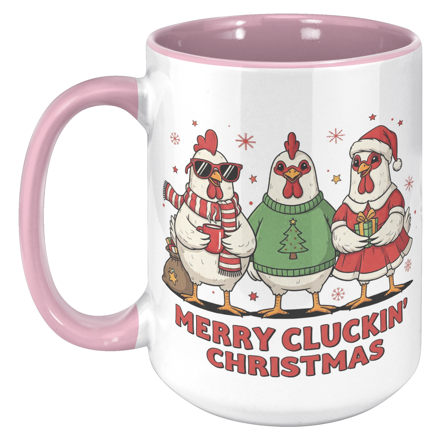 Merry_Cluckin_Christmas_15oz_Accent_LH_Pink_Mockup.png