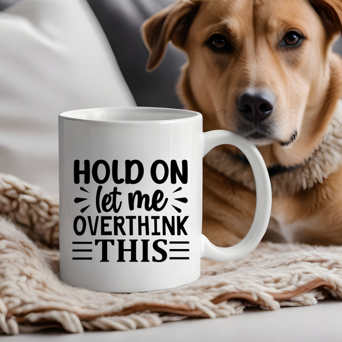 Hold on let me overthink this Coffee Mug