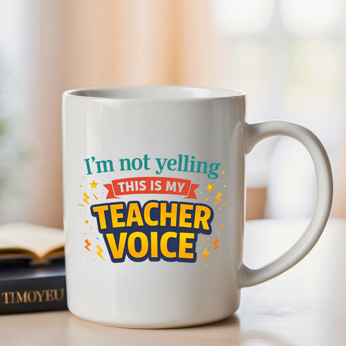 I'm not yelling this is my teacher voice